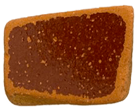 Arcilla tamboreada - color rojo brick